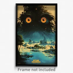 French Movie Poster - Circular Marsh (France Psychedelic Art Retro Film Print)