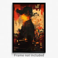 Vietnamese Movie Poster - Glitchy Hovel (Vietnam Retro Film Art Print)