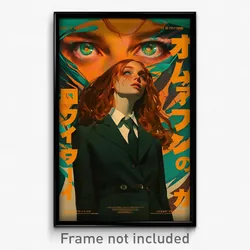 Icelandic Movie Poster - Girl Feeling Enlightened, Odd Black Suit (Art Print)
