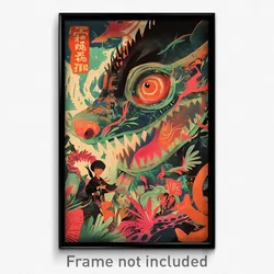 Vietnamese Movie Poster - Awesome Cloud Forest (Vietnam Retro Film Art Print)