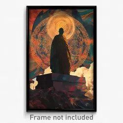 Bollywood Movie Poster - Digital Mind Journey (India Retro Hindi Film Art Print)
