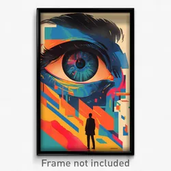 Greek Movie Poster - Tall Lisbon (Greece Psychedelic Art Retro Film Print)
