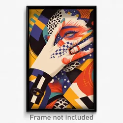 Art Poster - Outrageous Scar (Psychedelic Trippy Weird 11x17 Print)