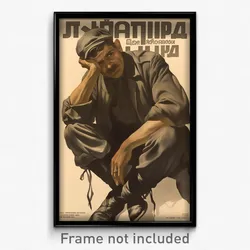 Greek Movie Poster - Man Feeling Insulted, Sturdy Ribbon (Greece Film Art Print)