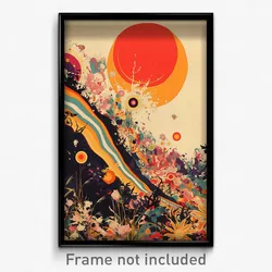 German Movie Poster - Natural Glade (Germany Psychedelic Art Retro Film Print)