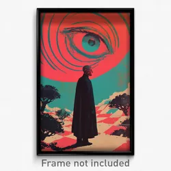 Greek Movie Poster - Shadowy Ego Exploration (Greece Retro Film Art Print)