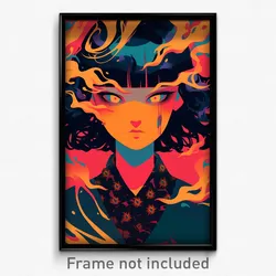 Art Poster - Silent Circle (Psychedelic Trippy Weird 11x17 Print)