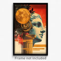 Greek Movie Poster - Bronze Tabernacle (Greece Psychedelic Art Retro Film Print)