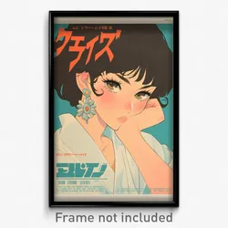 Thai Movie Poster - Girl Feeling Insulted, Adorable White Bowtie (Art Print)