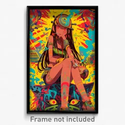 Art Poster - Tan Rise (Psychedelic Trippy Weird 11x17 Print)