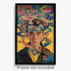 Indonesian Movie Poster - Boy Feeling Scorn, Feminine Hair Bow (Art Print)