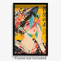 Japanese Movie Poster - Woman Feeling Spite, Notable Hat Ribbon (Art Print)