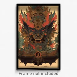 Indonesian Movie Poster - Captivating Chest (Indonesia Retro Film Art Print)