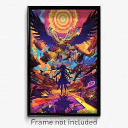 Art Poster - Thunderous Route (Psychedelic Trippy Weird 11x17 Print)