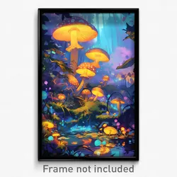 Art Poster - Gorgeous Lair (Psychedelic Trippy Weird 11x17 Print)