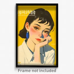 Thai Movie Poster - Girl Feeling Unsettled, Blue Ear Piercing (Art Print)