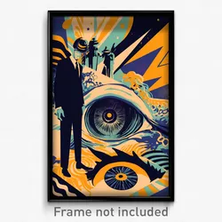 Thai Movie Poster - Deadly Schnitzel (Thailand Psychedelic Art Retro Film Print)
