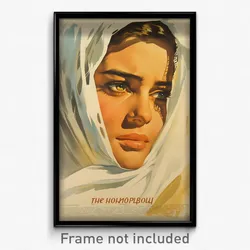 Greek Movie Poster - Woman Feeling Grief, Hard To Find White Neckerchief (Print)