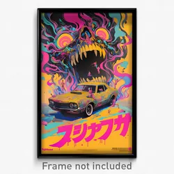 Thai Movie Poster - Perfect Boneyard (Thailand Psychedelic Art Retro Film Print)