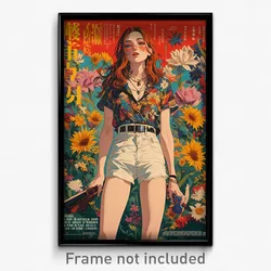 Chinese Movie Poster - Woman Feeling Jealousy, Attractive White Shorts (Print)