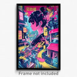 Movie Art Poster - Shady Marketplace (Psychedelic Retro Weird Film Print)