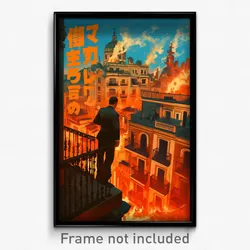 Spanish Movie Poster - Old Fashioned Parapet (Spain Retro Film Art Print)