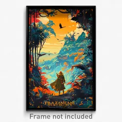 French Movie Poster - Faraway Wilderness (France Retro Film Art Print)