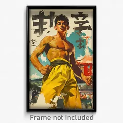 Brazilian Movie Poster - Boy Feeling Determined, Yellow Clothing Aside (Print)