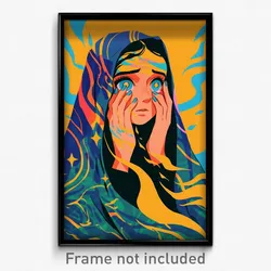 Greek Movie Poster - Girl Feeling Ennui, Beautiful Veil (Greece Film Art Print)