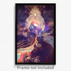Art Poster - Novel Remains (Psychedelic Trippy Weird 11x17 Print)