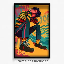 Spanish Movie Poster - Boy Feeling Scorn, Attractive Multicolored Legwear
