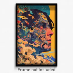Bollywood Movie Poster - Whopping Ledge (India Retro Hindi Film Art Print)
