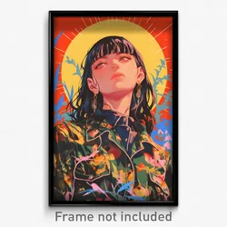 Spanish Movie Poster - Girl Feeling Apathy, Complex Long Shirt (Spain Art Print)