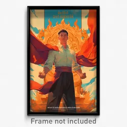 Thai Movie Poster - Man Feeling Happiness, Fabulous Red Sleeves (Art Print)