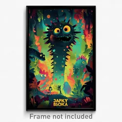Spanish Movie Poster - Slimy Book (Spain Psychedelic Art Retro Film Print)