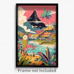 Indonesian Movie Poster - Natural Island (Indonesia Retro Film Art Print)