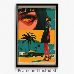 Greek Movie Poster - Exotic Coast (Greece Psychedelic Art Retro Film Print)