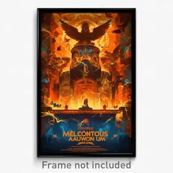 French Movie Poster - Electric Mausoleum (France Retro Film Art Print)