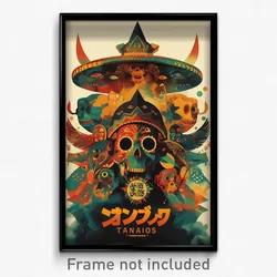 Mexican Movie Poster - Tan Tacos (Mexico Psychedelic Art Retro Film Print)