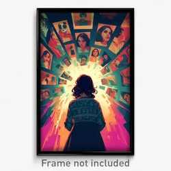 Mexican Movie Poster - Dreary Campus (Mexico Psychedelic Art Retro Film Print)