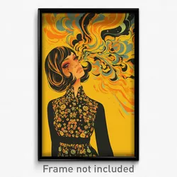 German Movie Poster - Woman Feeling Unhappy, Stupendous Print Dress (Art Print)