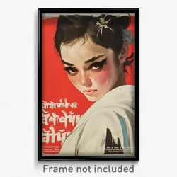 Thai Movie Poster - Girl Feeling Disbelief, Well Worn White Kimono (Art Print)