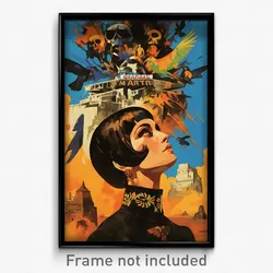 Mexican Movie Poster - Grand Port (Mexico Psychedelic Art Retro Film Print)