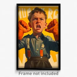 Greek Movie Poster - Boy Feeling Anger, Crazy Orange Gloves (Greece Art Print)