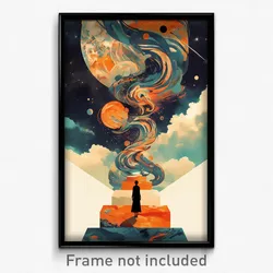 Movie Art Poster - Voluminous Tableau (Psychedelic Retro Weird Film Print)