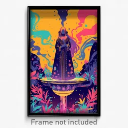 Icelandic Movie Poster - Bubbly Stove (Iceland Psychedelic Art Retro Film Print)