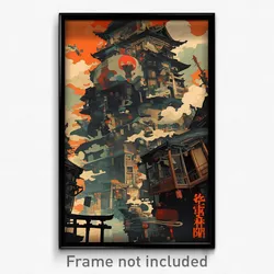 Chinese Movie Poster - Gloomy Historical Architecture (China Film Art Print)