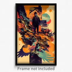 Mexican Movie Poster - Dreary Lisbon (Mexico Psychedelic Art Retro Film Print)
