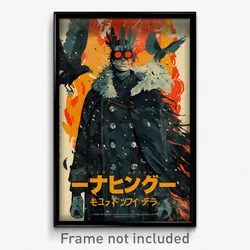 Icelandic Movie Poster - Man Feeling Eagerness, Unique Black Clothes (Art Print)