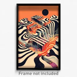 Spanish Movie Poster - Smooth Maze (Spain Psychedelic Art Retro Film Print)